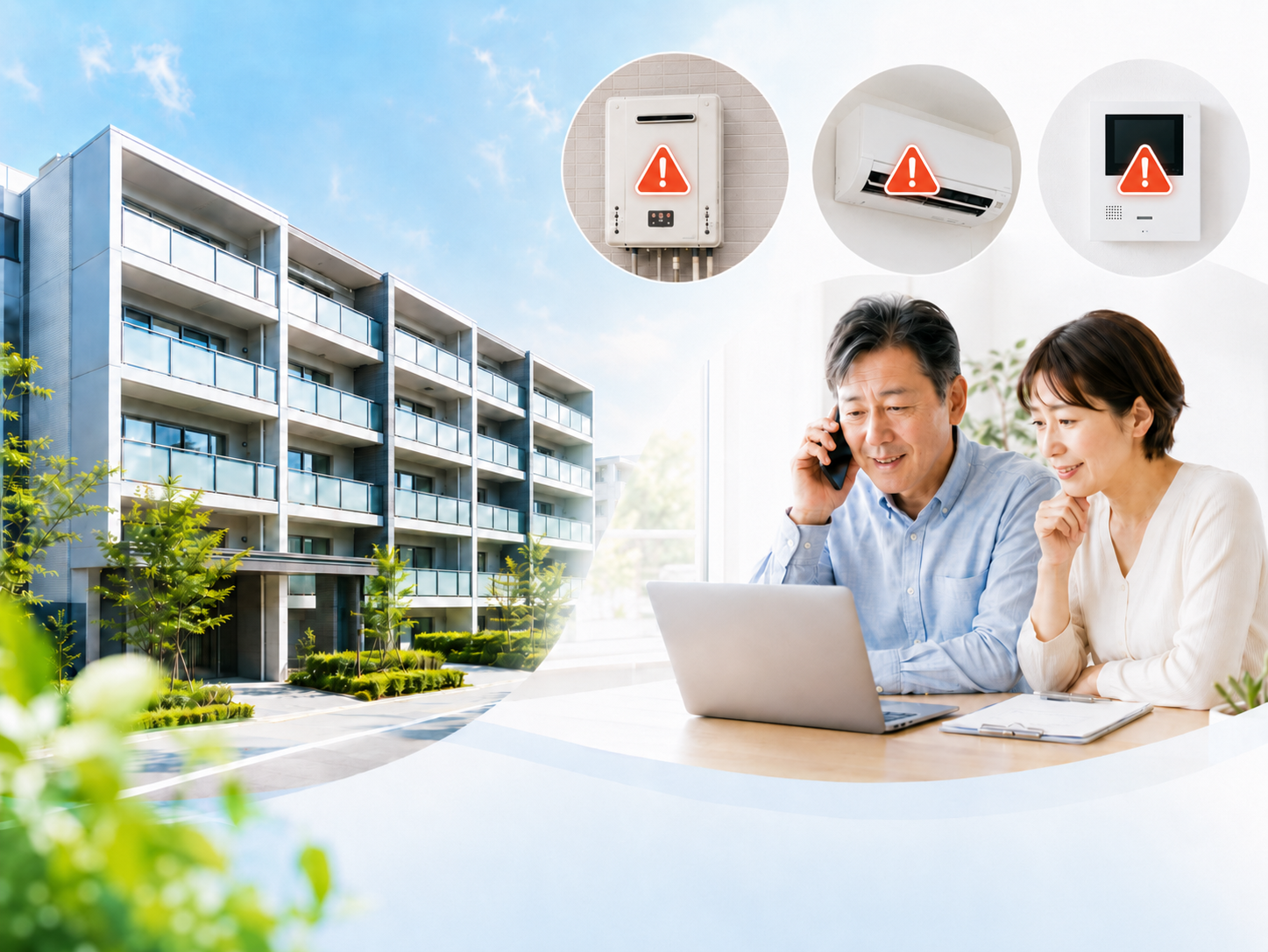 住宅設備保証サービスのイメージ