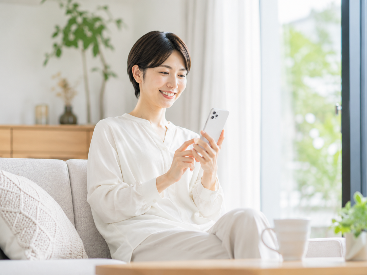 安心して暮らす入居者様のイメージ